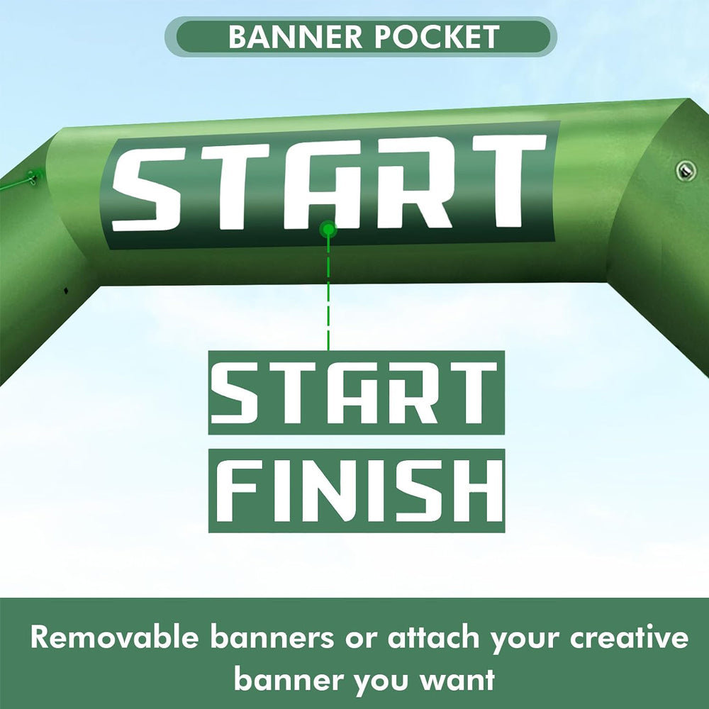 Portable Inflatable Event Arch, Custom Logo Blow Up Archway for Wedding, Parade, Store Promotion and Outdoor Festival Decorations