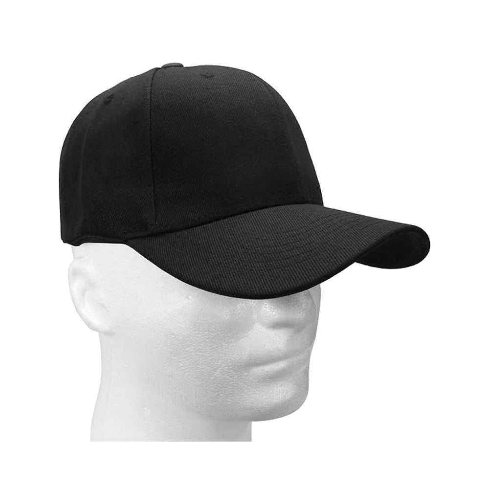 Classic Solid Color Baseball Cap, Adjustable Unisex Cotton Dad Hat, Plain Blank Curved Brim Trucker Hat for Daily Outdoor