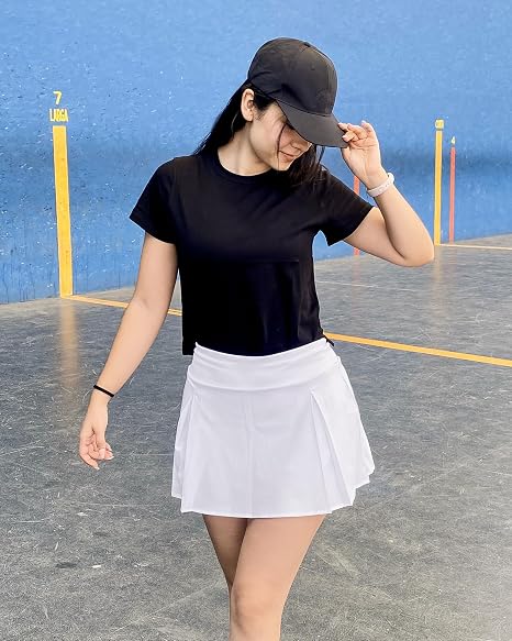 Women Classic Fit Crew Neck T Shirt, Soft Breathable Cotton Short Sleeve Casual Tee for Daily Wear