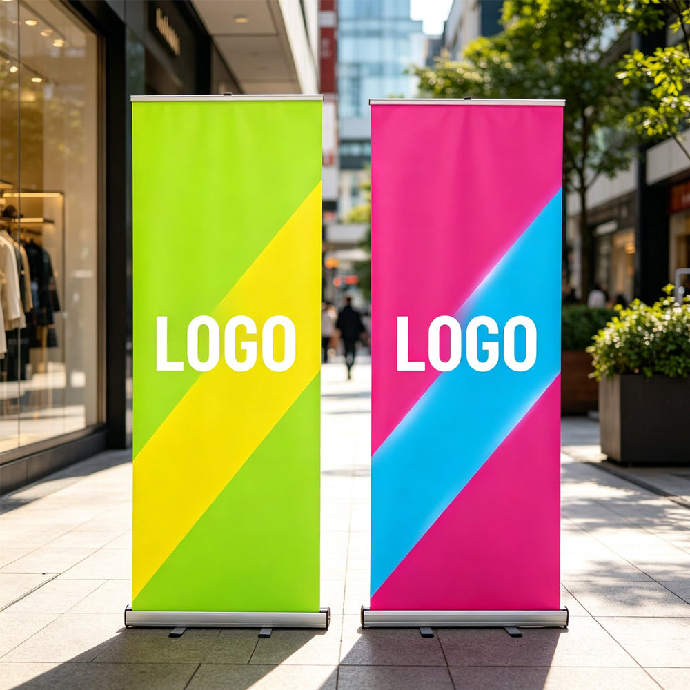 Custom Graphic Roll-up Banner Stand for Exhibition Booth