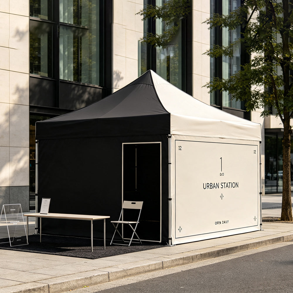 Outdoor Promotional Advertising Pop Up Tent, Custom Logo Printed Canopy Tent, Folding Commercial Booth Tent for Trade Show Promotion