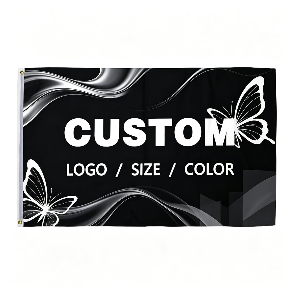 Personalized Custom Printed Flag, Vivid Sublimation Print, Double Stitched for Indoor & Outdoor Use