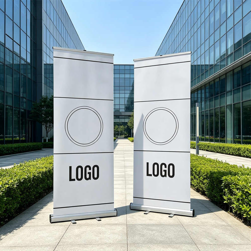 Custom Roll-up Banner Stand, Retractable Pull Up Display Banner
