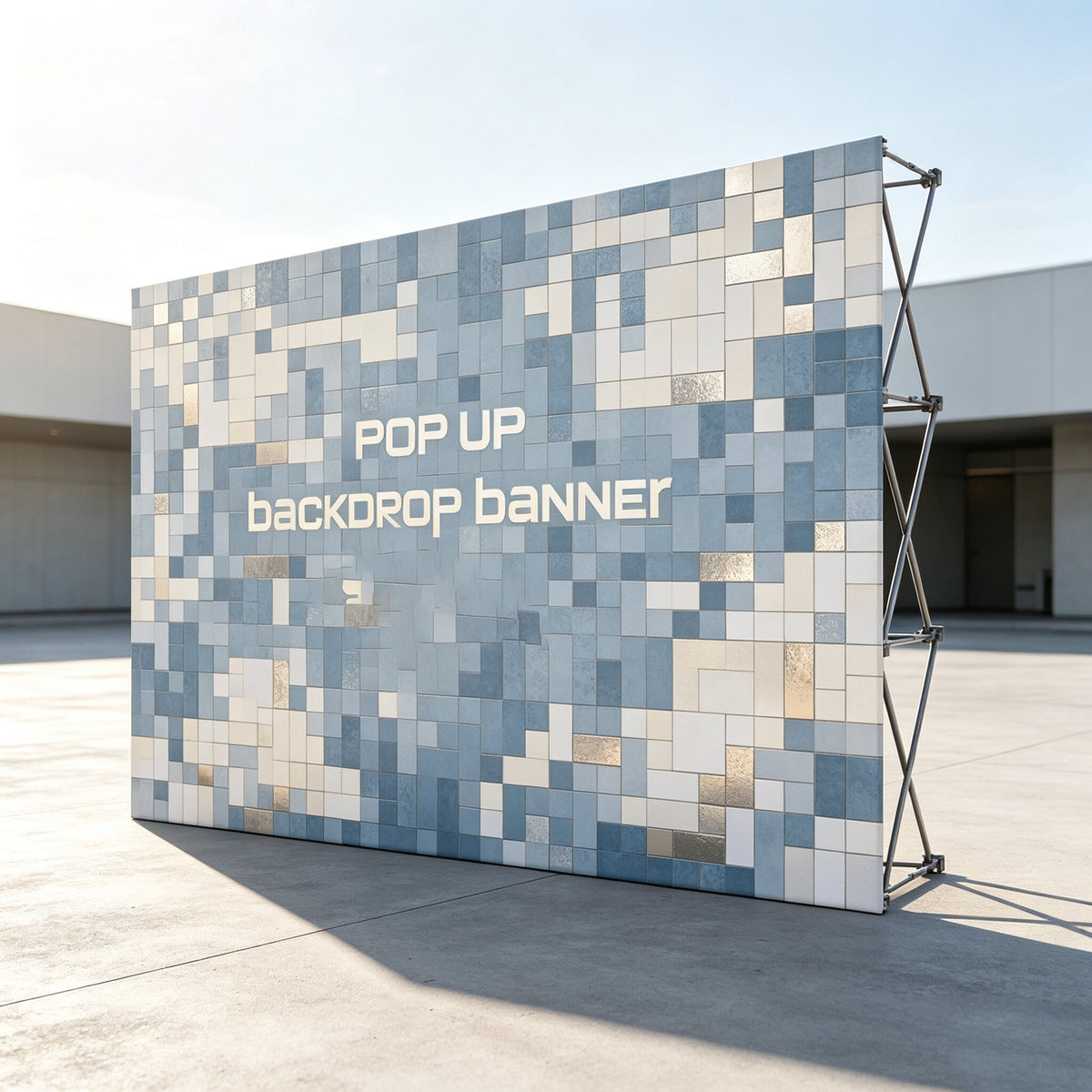 Pop Up Step and Repeat Backdrop | Custom Printed Polyester Popup Photo Banner