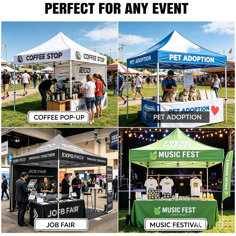 Heavy Duty Pop Up Advertising Tent for Outdoor Trade Show