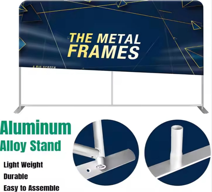 Custom Fast Acting Pop up Fabric  Stands for Trade Shows Exhibition Backdrop Display Banners