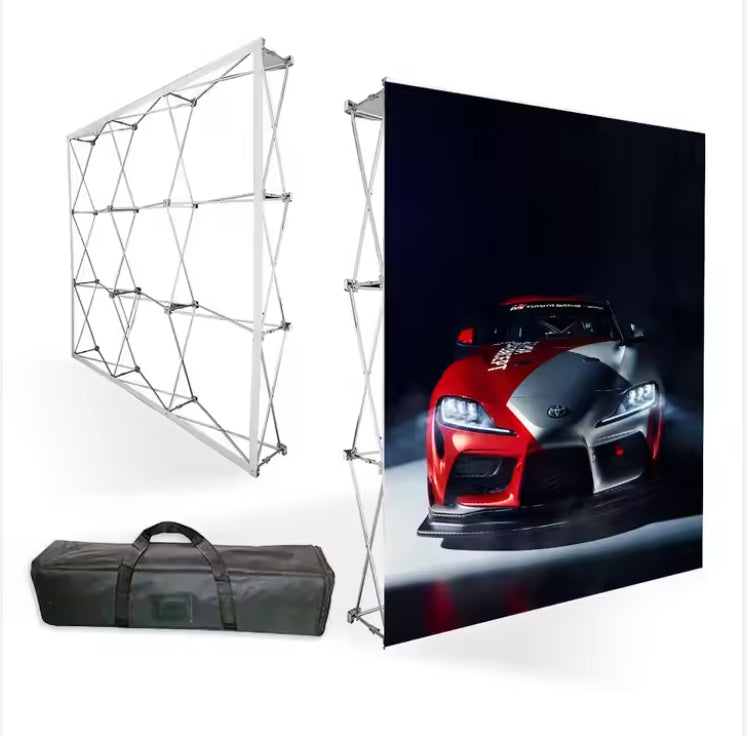 Backdrop Banner Stand Trade Show Display for Professional Photography Customizable