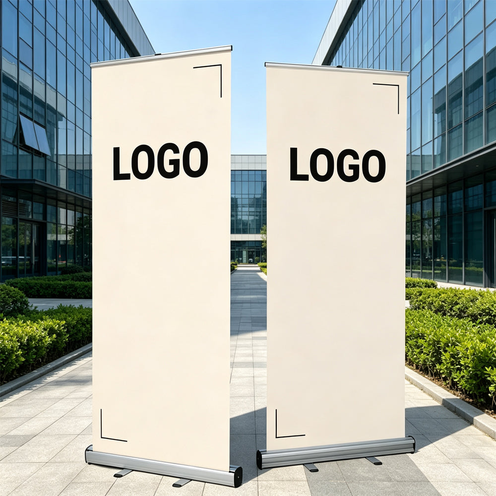 Indoor Outdoor Roll-up Banner Stand for Business Advertising