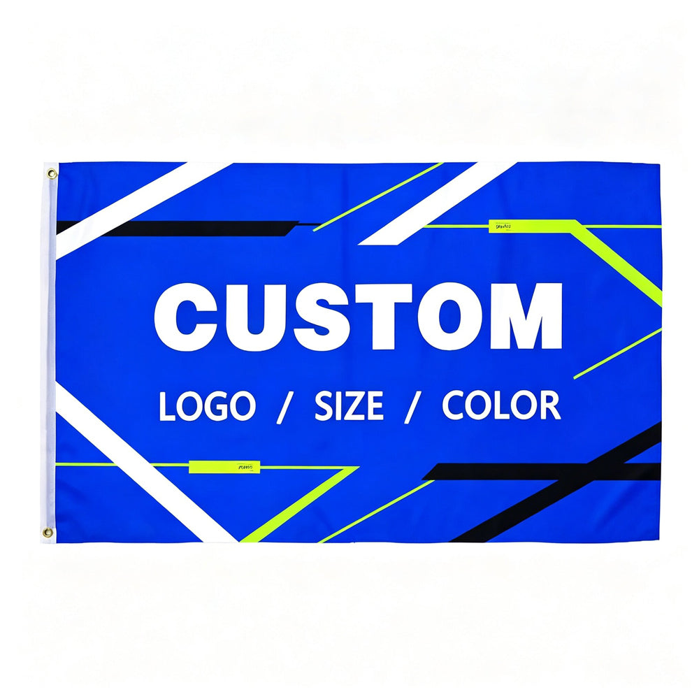 Personalized Custom Flag, Full Color Sublimation Printed Banner Customized with Your Text, Image & Size