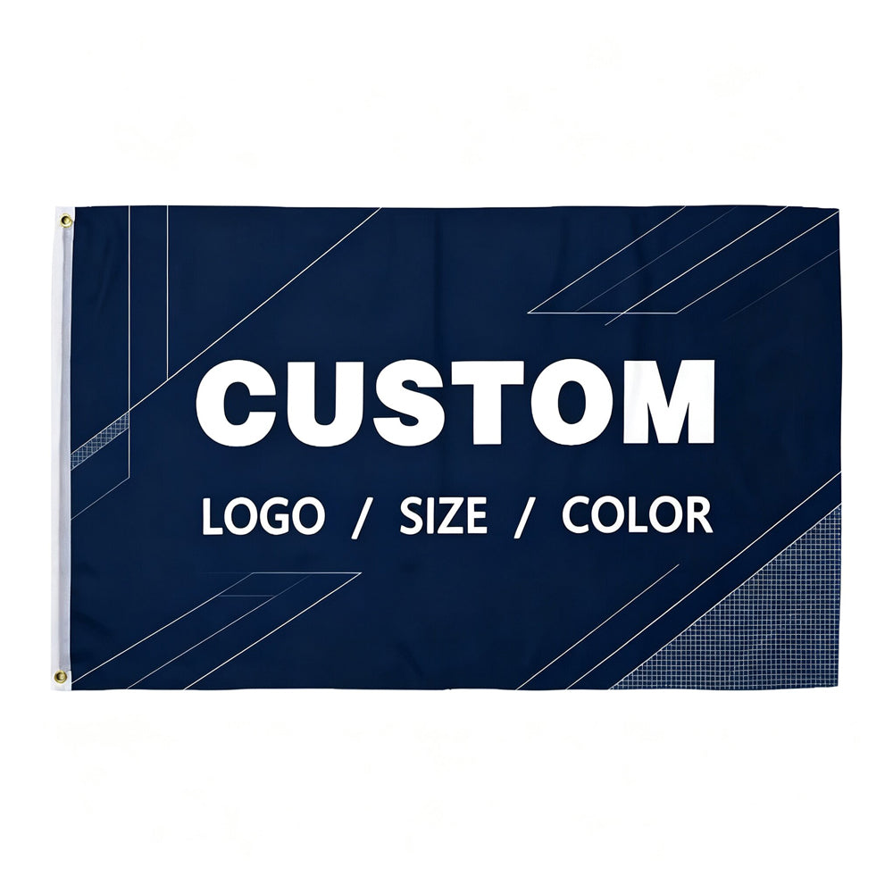 Custom Printed Advertising Flag, Custom Logo Banner for Business Promotion, Grand Opening & Trade Show