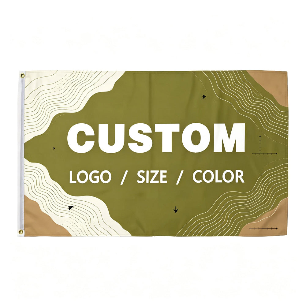 Custom Design Flag, Waterproof Custom Logo Banner with Reinforced Stitching for Outdoor Marketing