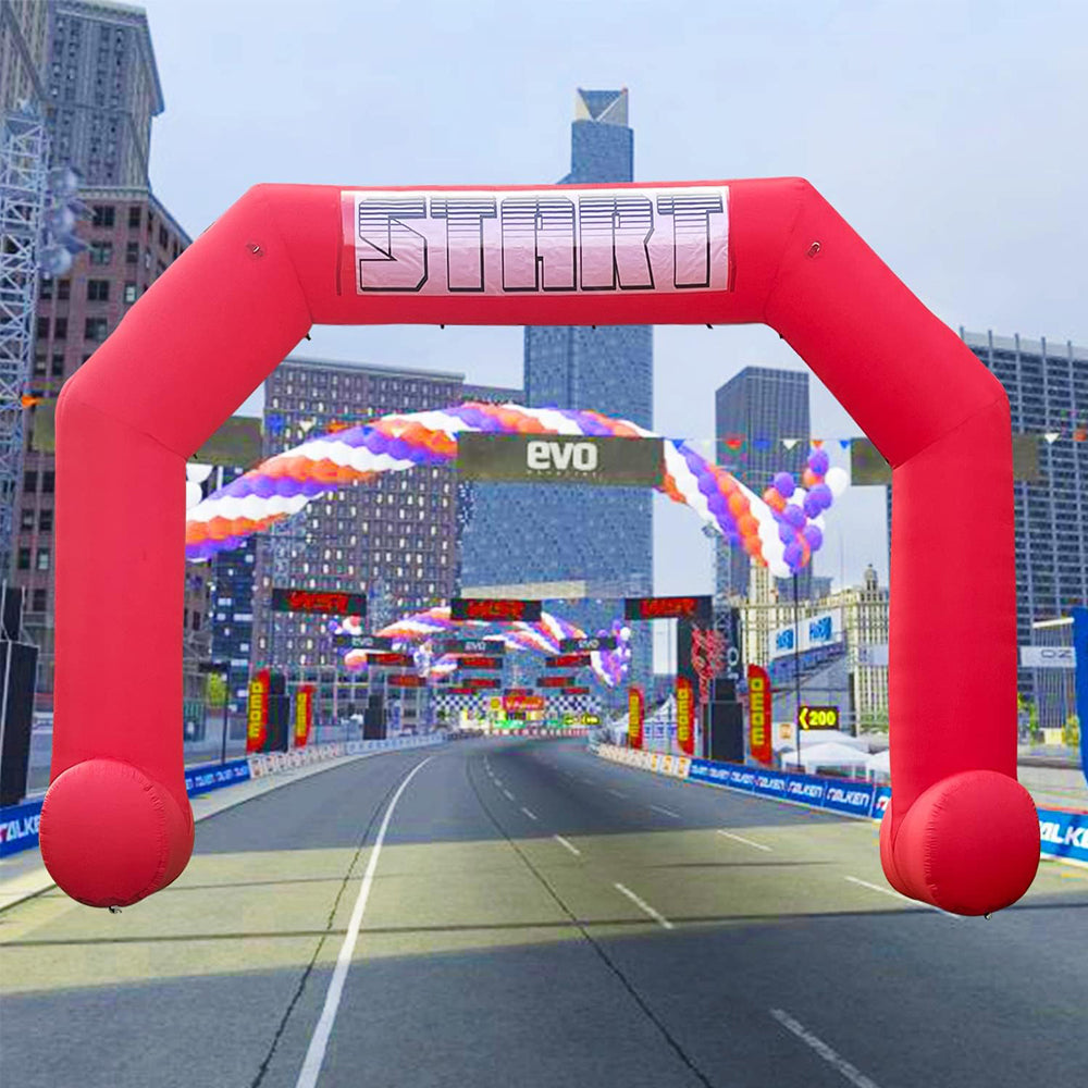 Waterproof Oxford Cloth Inflatable Arch, Custom Logo Blow Up Race Arch for Running Events, Sports Competition & Commercial Brand Activations
