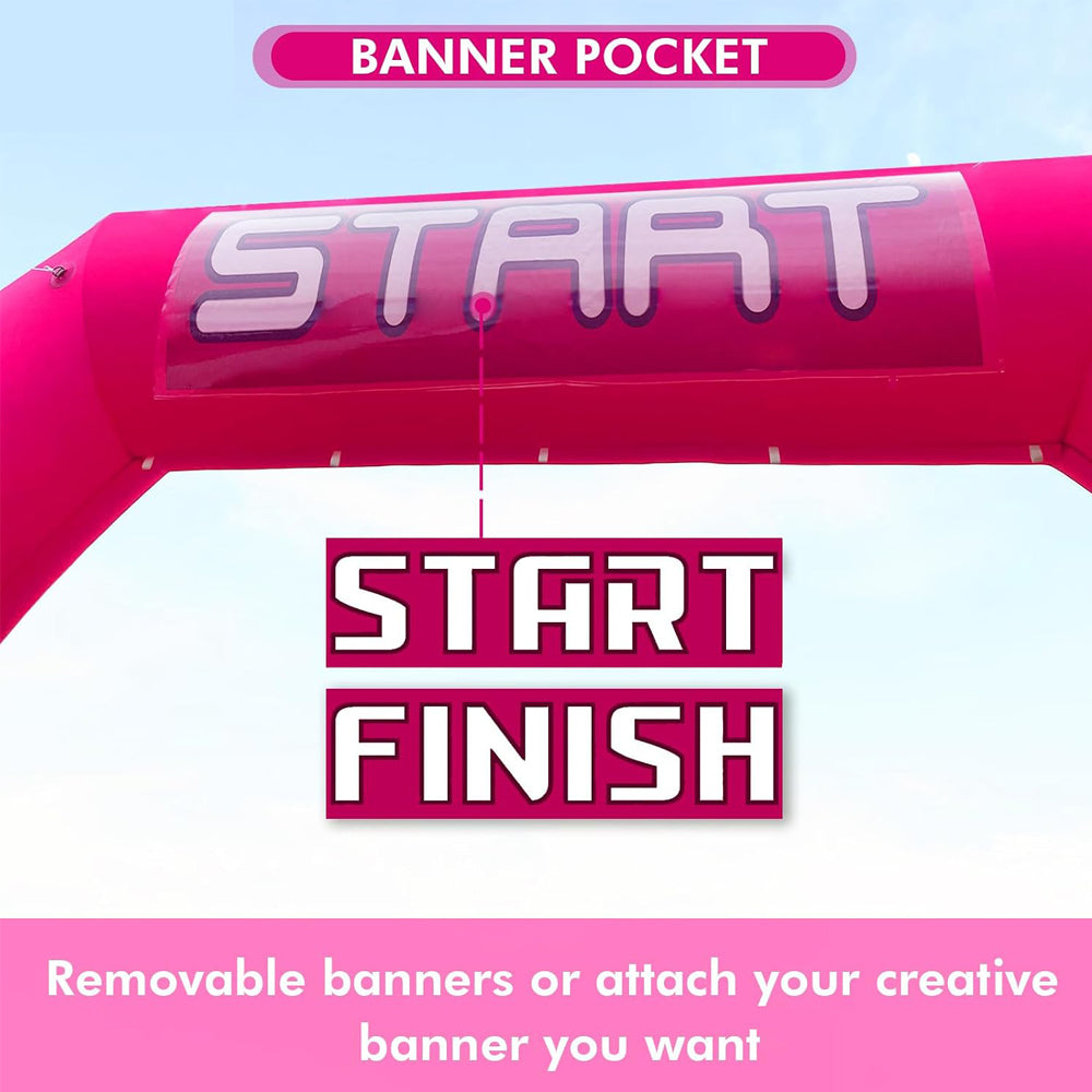 Custom Inflatable Race Arch, Blow Up Start & Finish Arch for Soccer League, Marathon, 5K Fun Run and Outdoor Sports Competitions