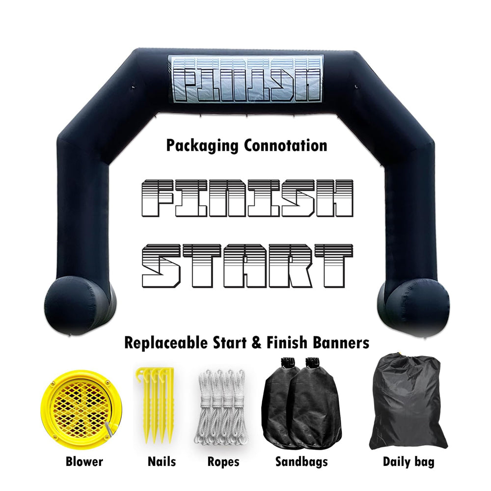 Custom Printed Advertising Inflatable Arch, Portable Blow Up Entrance Arch for Grand Opening, Festival, Trade Show & Outdoor Brand Marketing