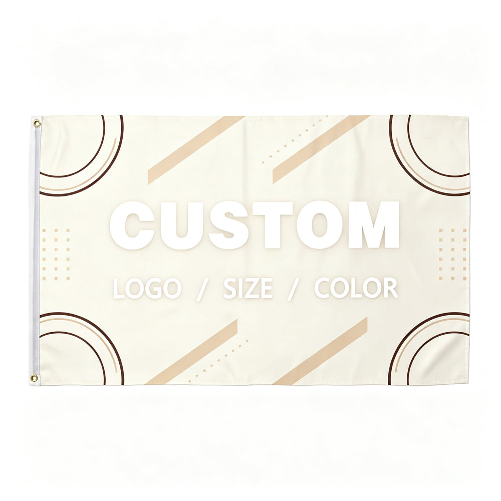 Custom Printed Flag, 100% Polyester Custom Logo Banner for Grand Opening, Festival and Home Decor