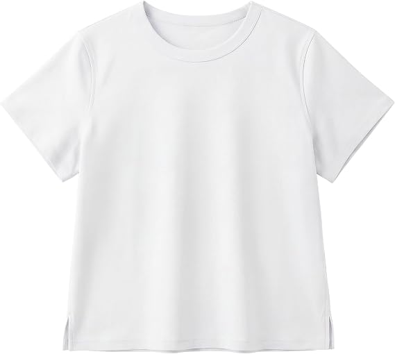 Women's Casual Short Sleeve T-Shirt, Basic Solid Color Crew Neck Soft Tee, Everyday Summer Tops for Ladies