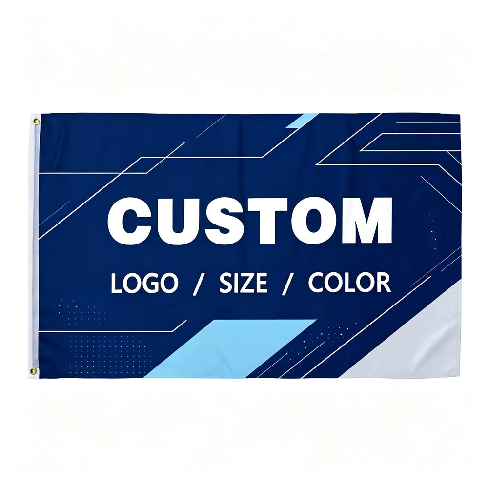 Personalized Custom Flag, Dye Sublimation Printing Advertising Flag with Brass Grommets