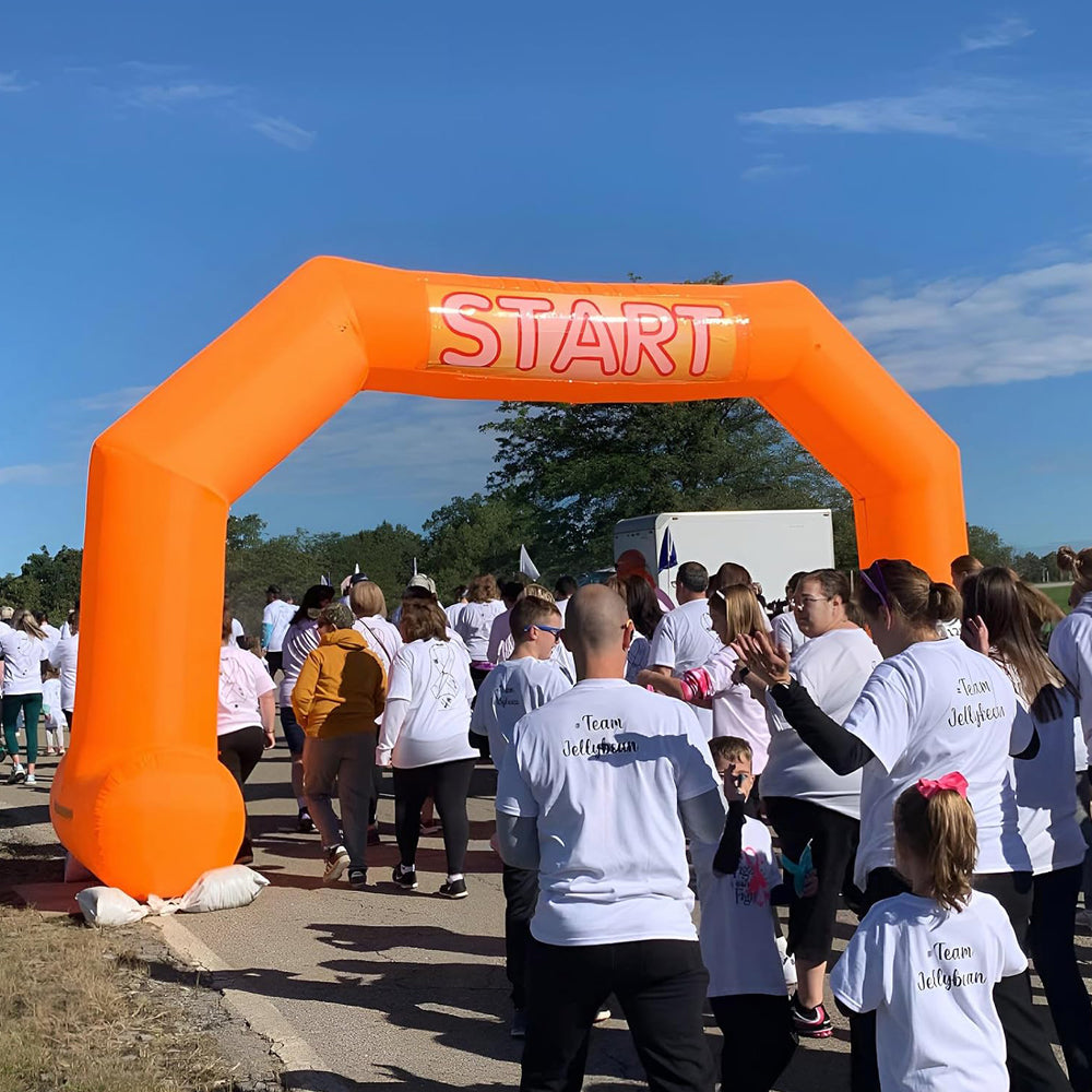 Inflatable Start Finish Line Race Arch | Custom Printed Advertising Archway