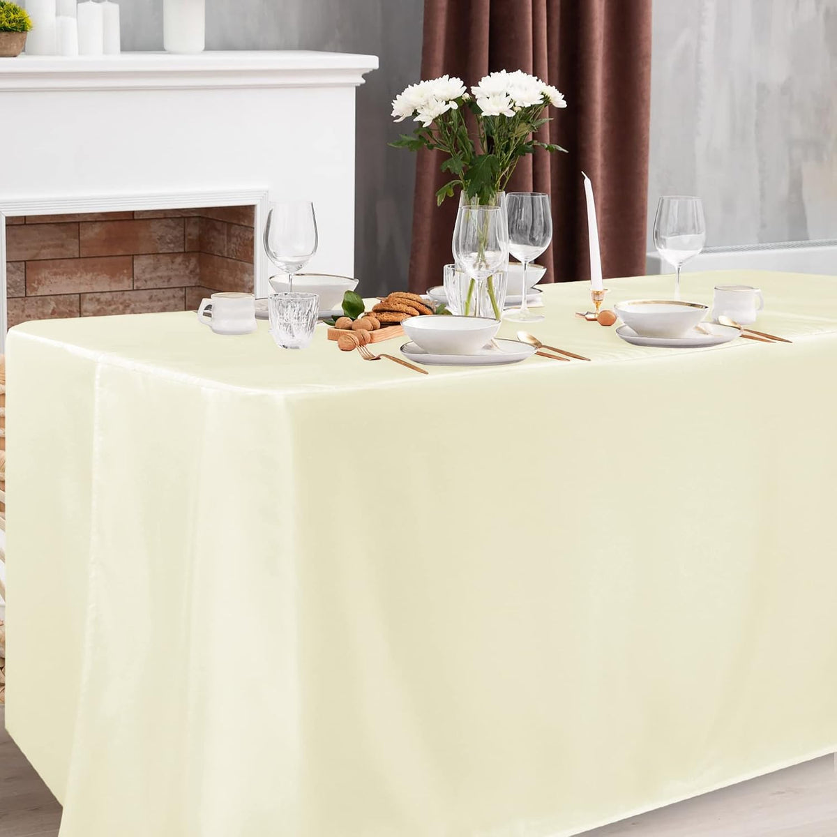 Fitted Type Table Cover | Custom Printed Spandex Fitted Table Cloth for Events