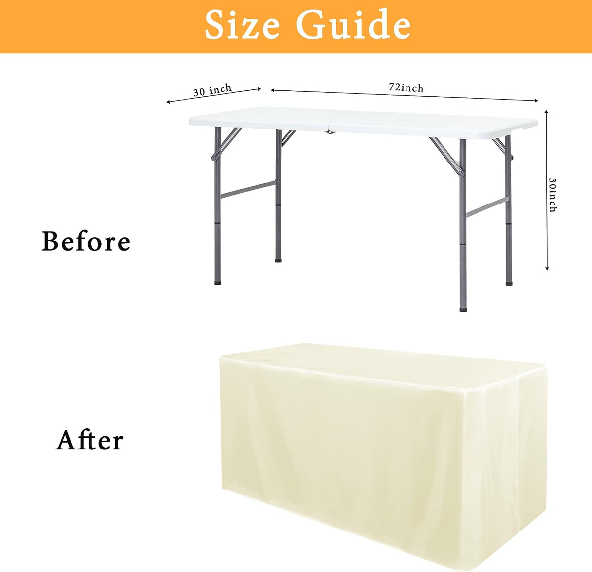 Fitted Type Table Cover | Custom Printed Spandex Fitted Table Cloth for Events