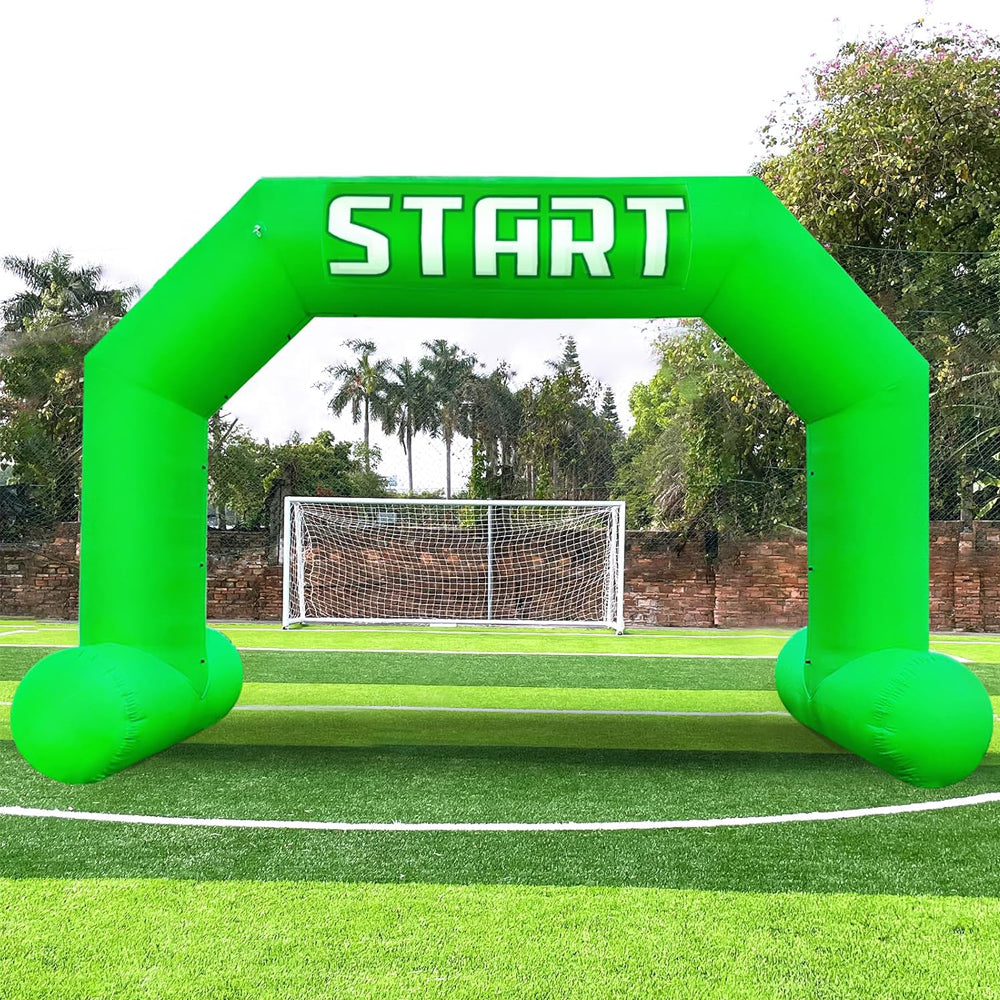 Inflatable Start Finish Line Archway, Custom Printed Advertising Inflatable Arch for Outdoor Marathon, Festival, Grand Opening Event Entrance