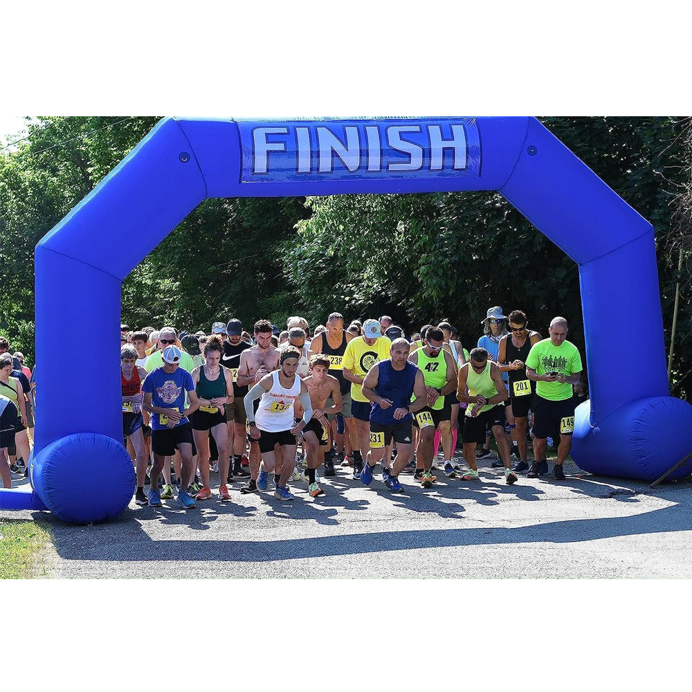 Custom Inflatable Arch with Logo Printing, Outdoor Race Start Finish Line Blow Up Arch for Marathon, 5K Run, Sports Events & Brand Promotion