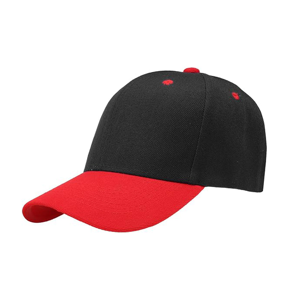 Blank Cotton Baseball Cap, Unisex Adjustable Plain Dad Hat, Casual Curved Brim Hat for Daily Wear & Custom Printing