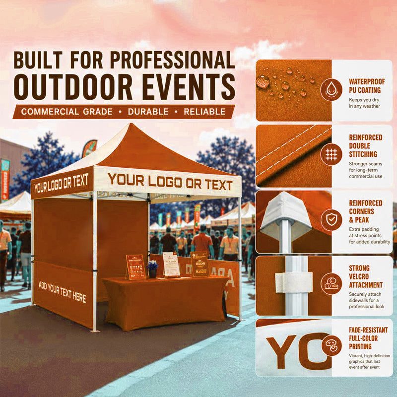 Heavy Duty Pop Up Advertising Tent for Outdoor Trade Show