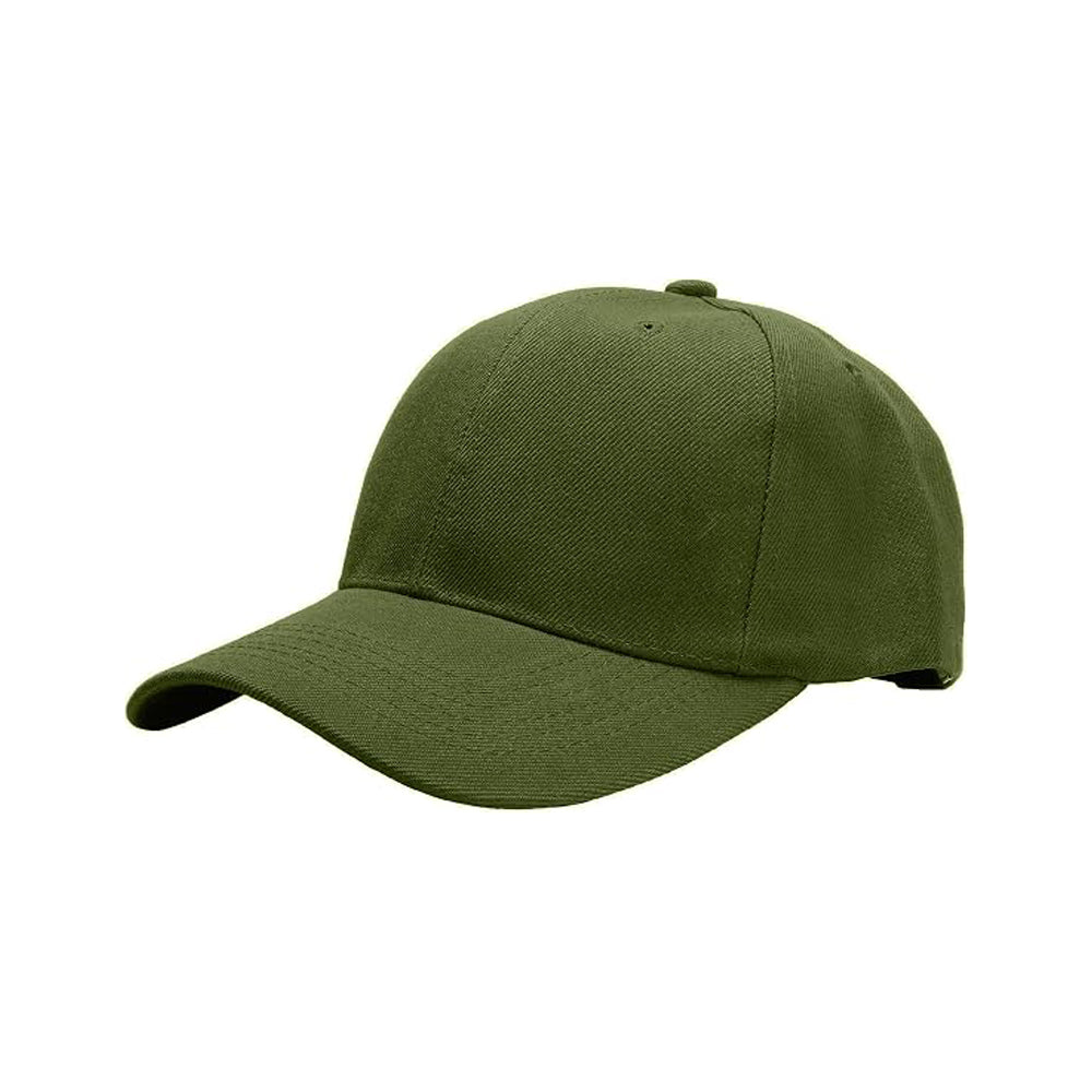 Unisex Plain Baseball Hat, Soft Cotton Curved Bill Cap, Adjustable Back Strap Blank Dad Cap for Sports Travel