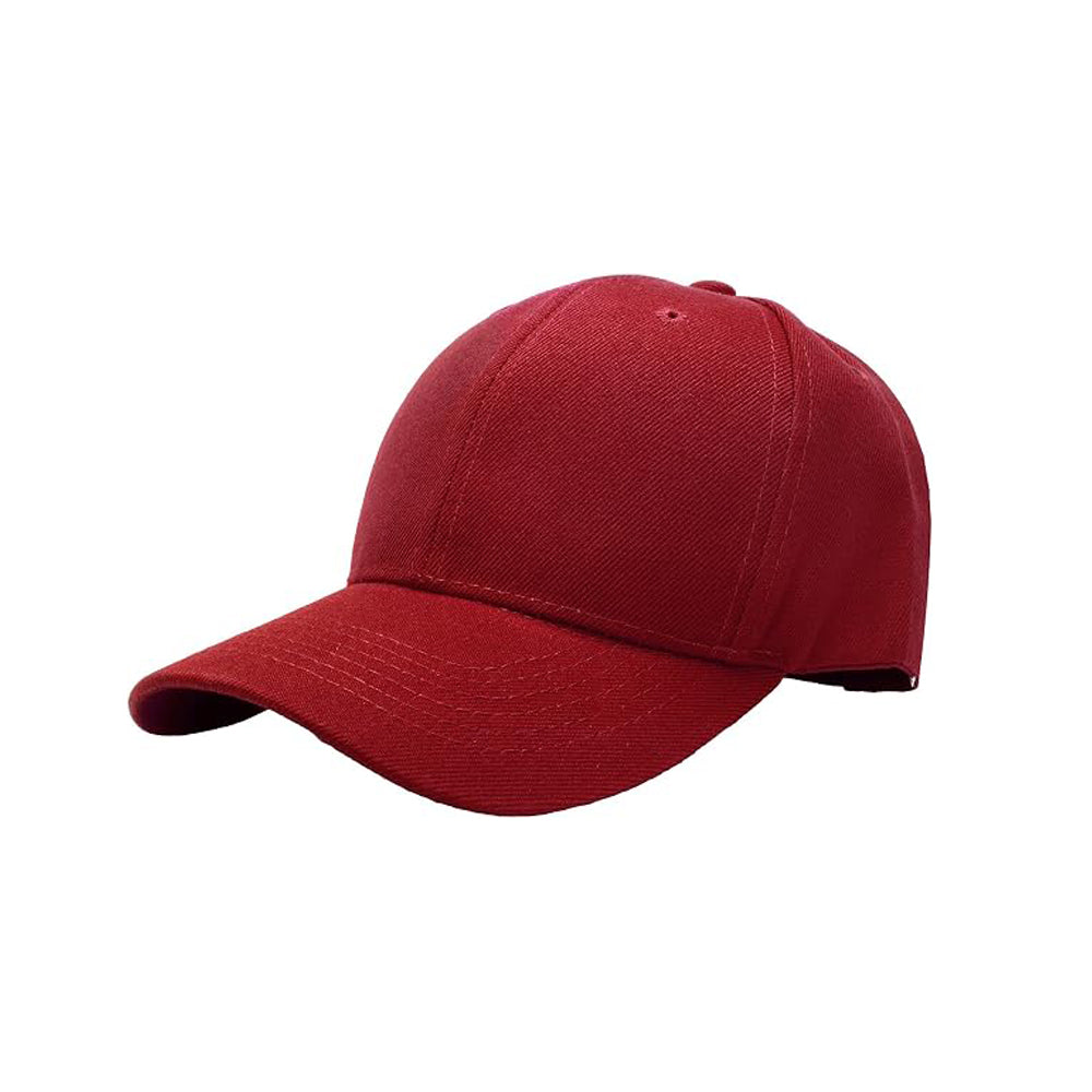 Blank Plain Cotton Dad Hat, Unisex Adjustable Curved Brim Baseball Cap, Simple Solid Color Sun Hat for Men Women