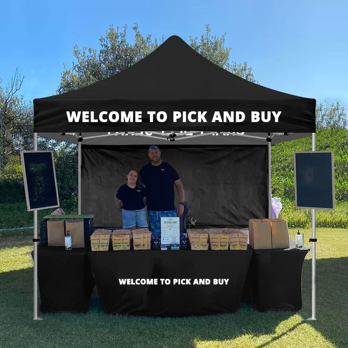 Outdoor Promotional Advertising Pop Up Tent, Custom Logo Printed Canopy Tent, Folding Commercial Booth Tent for Trade Show Promotion