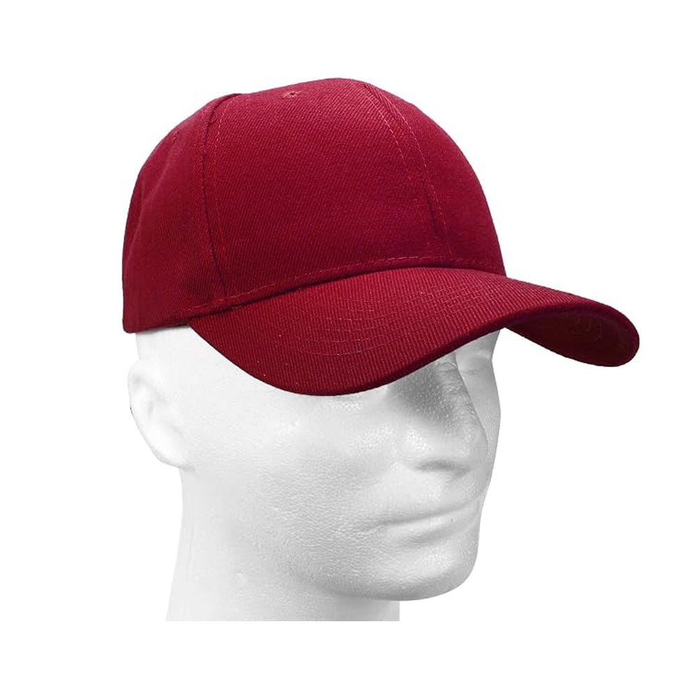 Blank Plain Cotton Dad Hat, Unisex Adjustable Curved Brim Baseball Cap, Simple Solid Color Sun Hat for Men Women