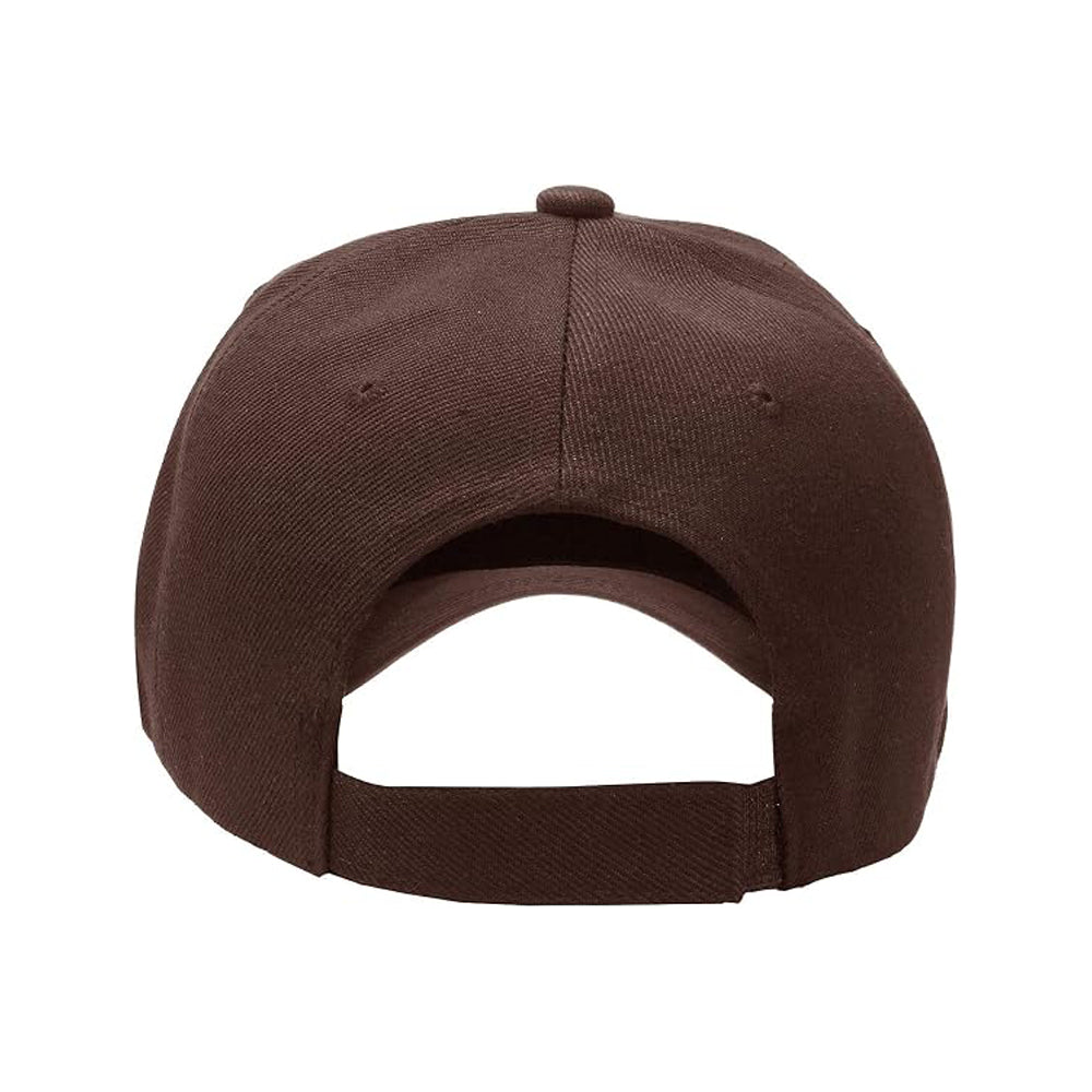 Casual Unisex Solid Baseball Hat, Soft Fabric Curved Brim Cap, Adjustable Strap Blank Hat for Outdoor Sports