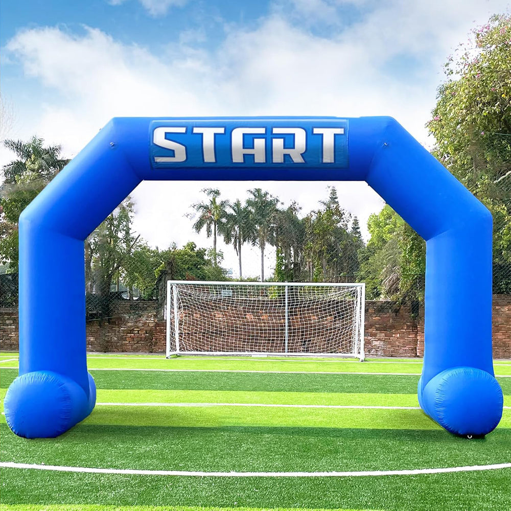 Custom Inflatable Arch with Logo Printing, Outdoor Race Start Finish Line Blow Up Arch for Marathon, 5K Run, Sports Events & Brand Promotion