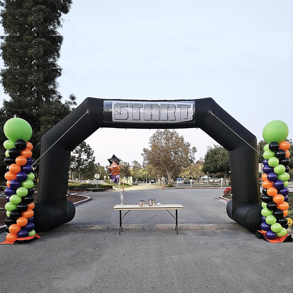 Custom Printed Advertising Inflatable Arch, Portable Blow Up Entrance Arch for Grand Opening, Festival, Trade Show & Outdoor Brand Marketing