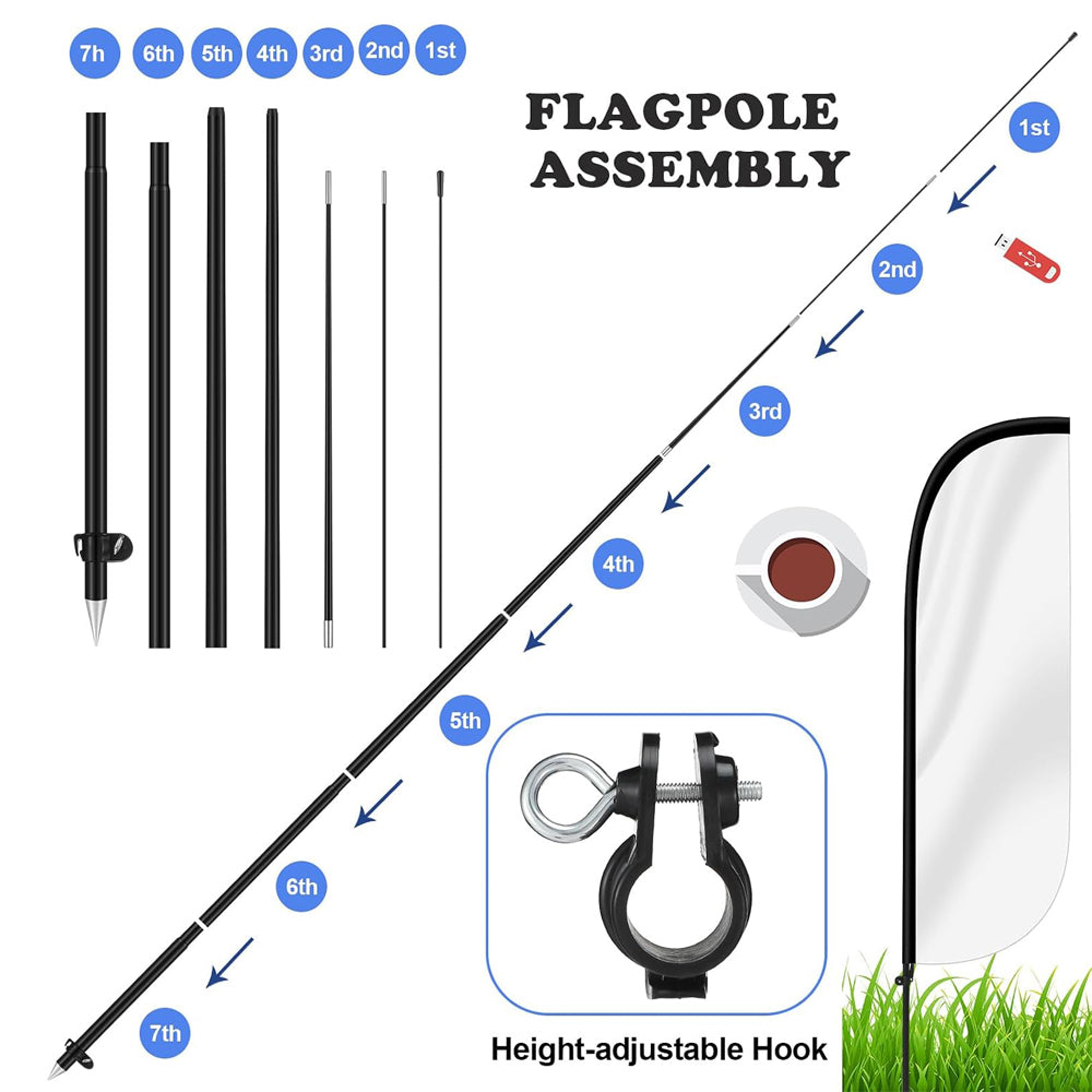Business Promotional Swooper Feather Flag